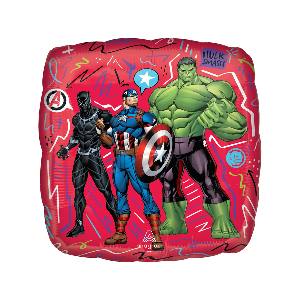 MARVEL AVENGERS SUPERHEROS FOIL BALLOON