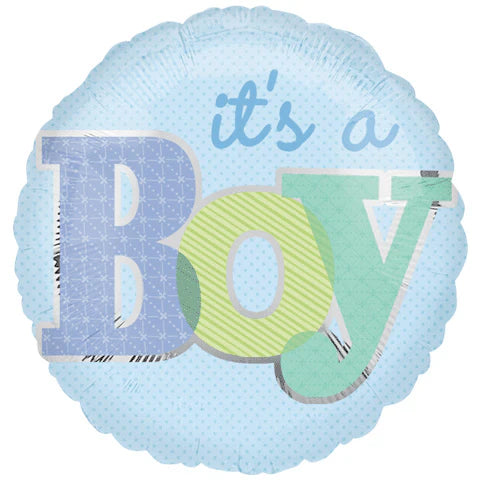 'IT'S A BOY' FOIL BALLOON