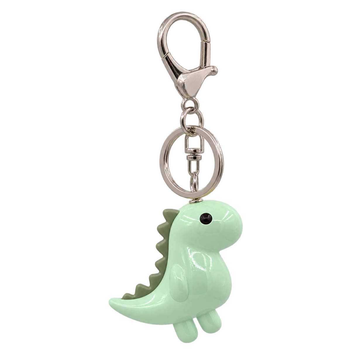 ACRYLIC DINOSAUR KEYCHAIN - GREEN