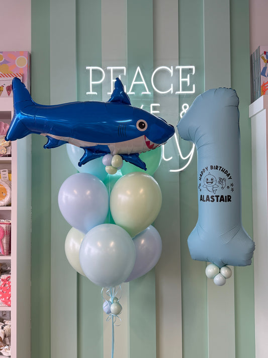 BABY SHARK INSPRIED BALLOONS