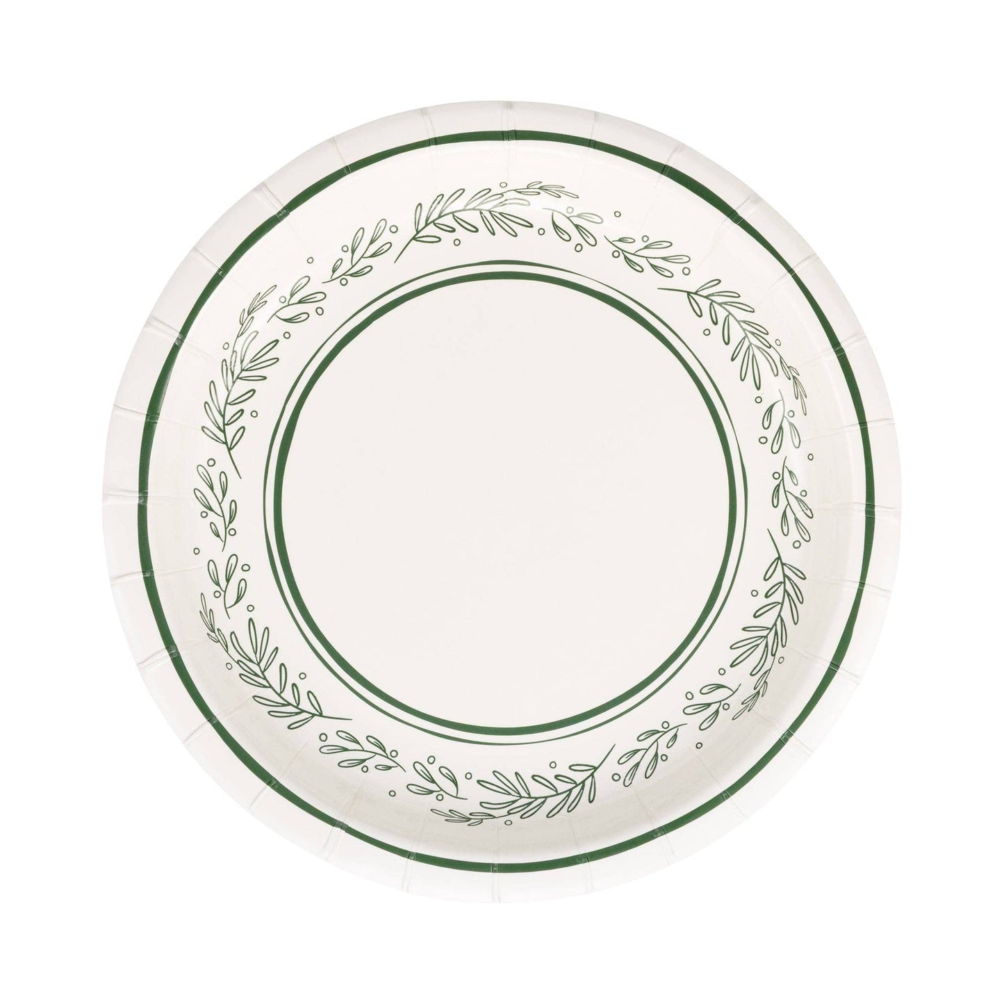 GREEN BOUGH EDGE PLATES
