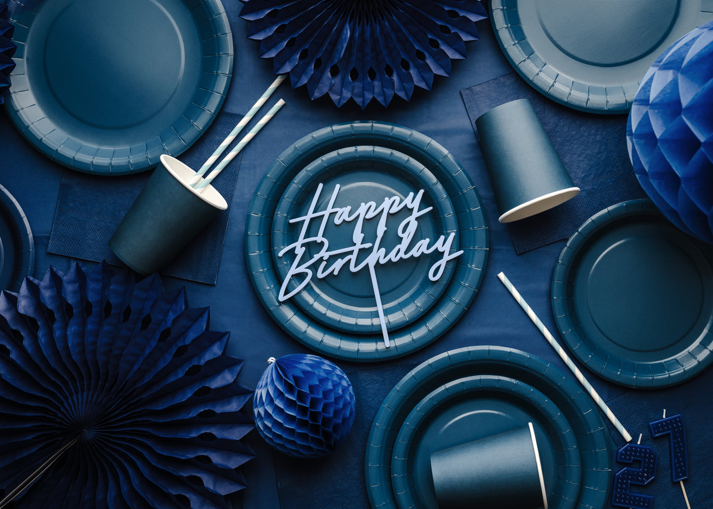 DARK BLUE TABLECLOTH