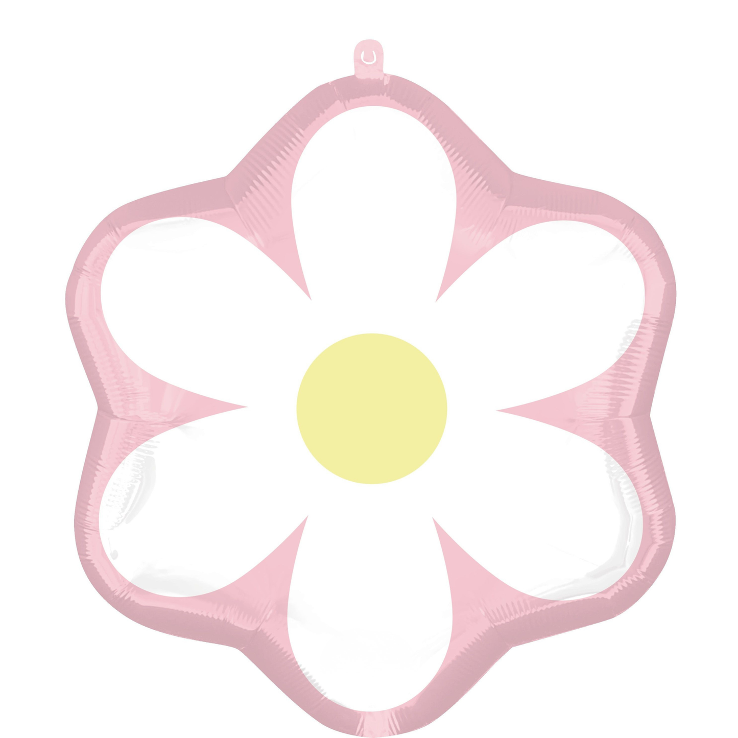 PINK & WHITE DAISY FOIL BALLOON