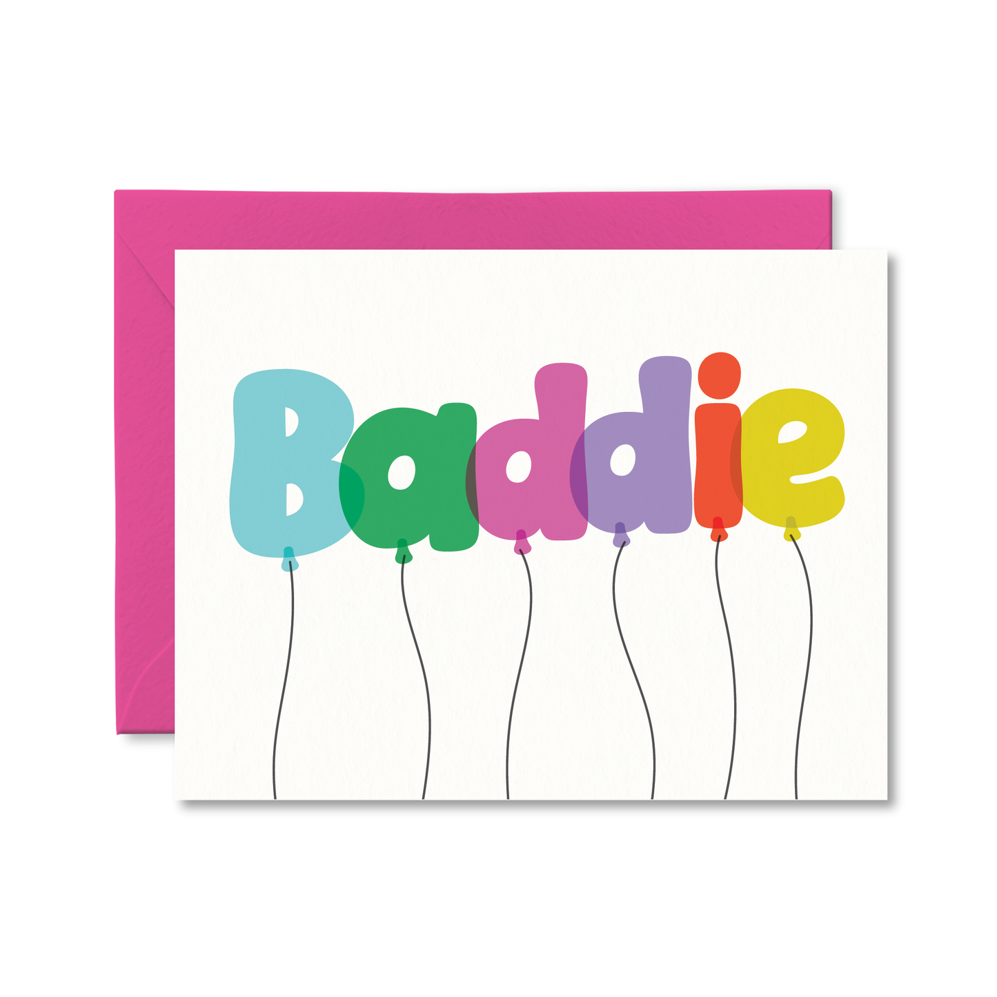 BADDIE GREETING CARD