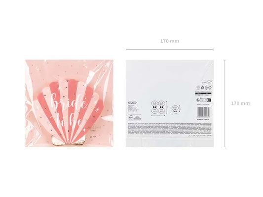 BRIDE-TO-BE SEASHELL NAPKINS