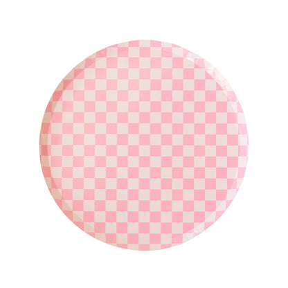check it tickle me pink dessert plates by Jollity & co.