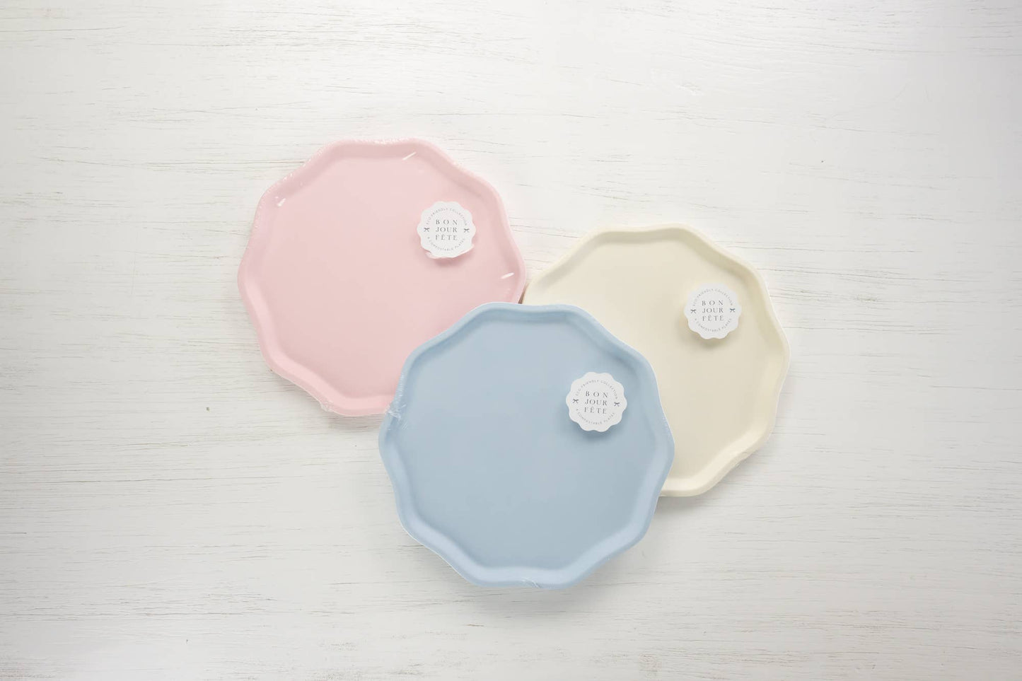 COMPOSTABLE DINNER PLATES BY BONJOUR FETE