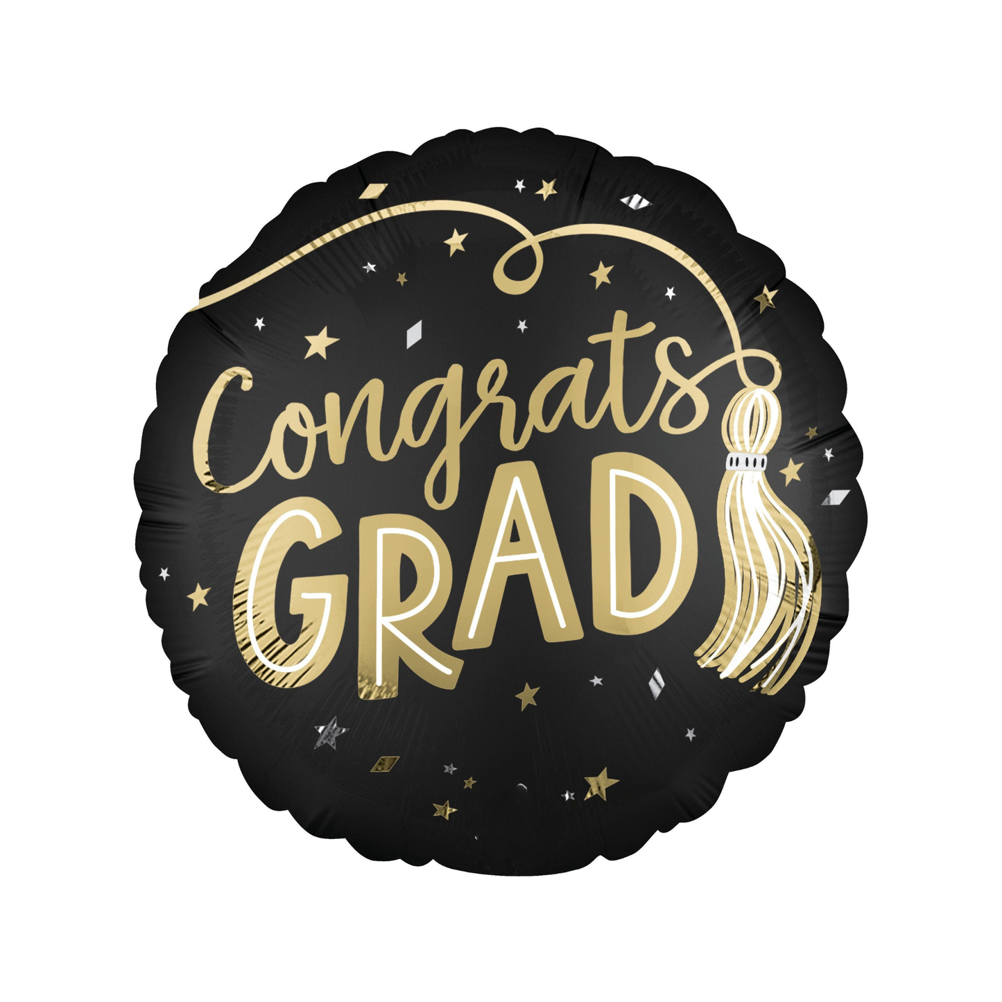 SATIN TASSEL CONGRATS GRAD BALLOON