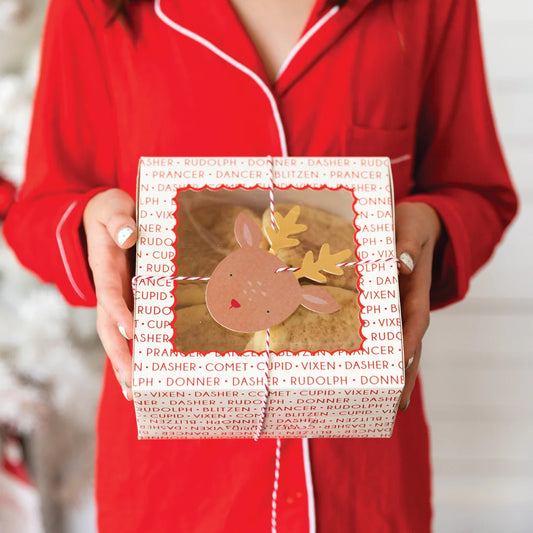 RUDOLPH REINDEER SHAPED NAPKINS