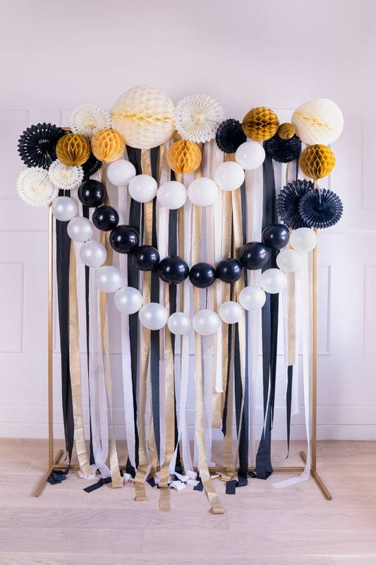 elegant trio crepe streamers