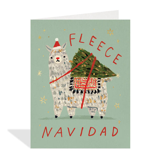 FLEECE NAVIDAD CHRISTMAS CARD