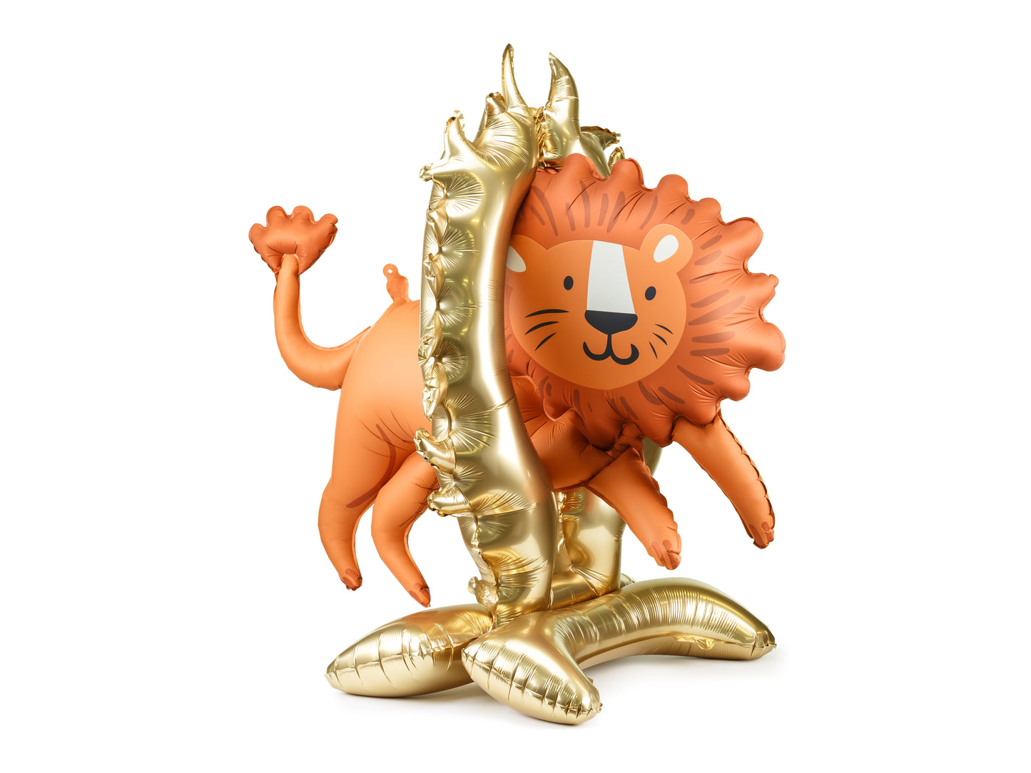 freestanding lion foil balloon
