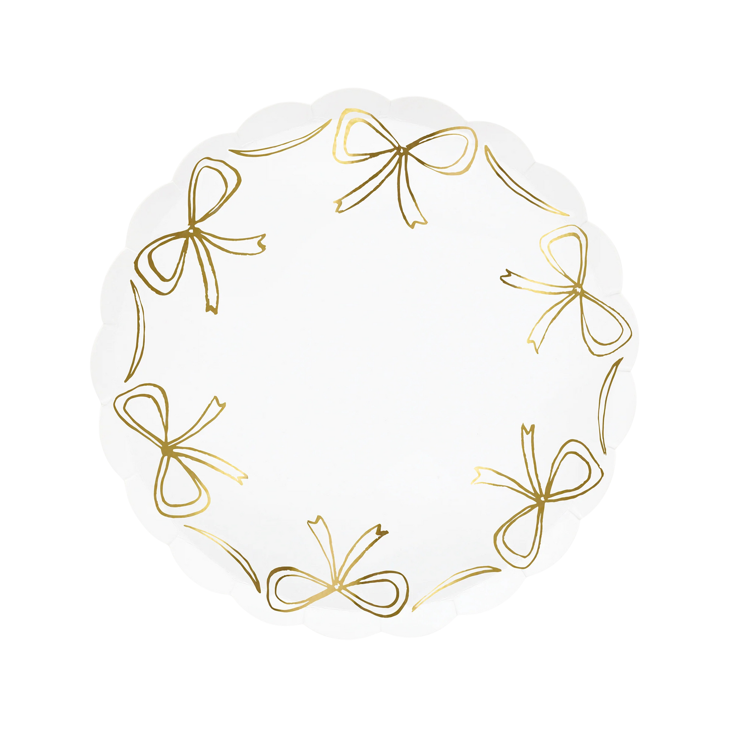 GOLD BOW SIDE PLATES BY MERI MERI