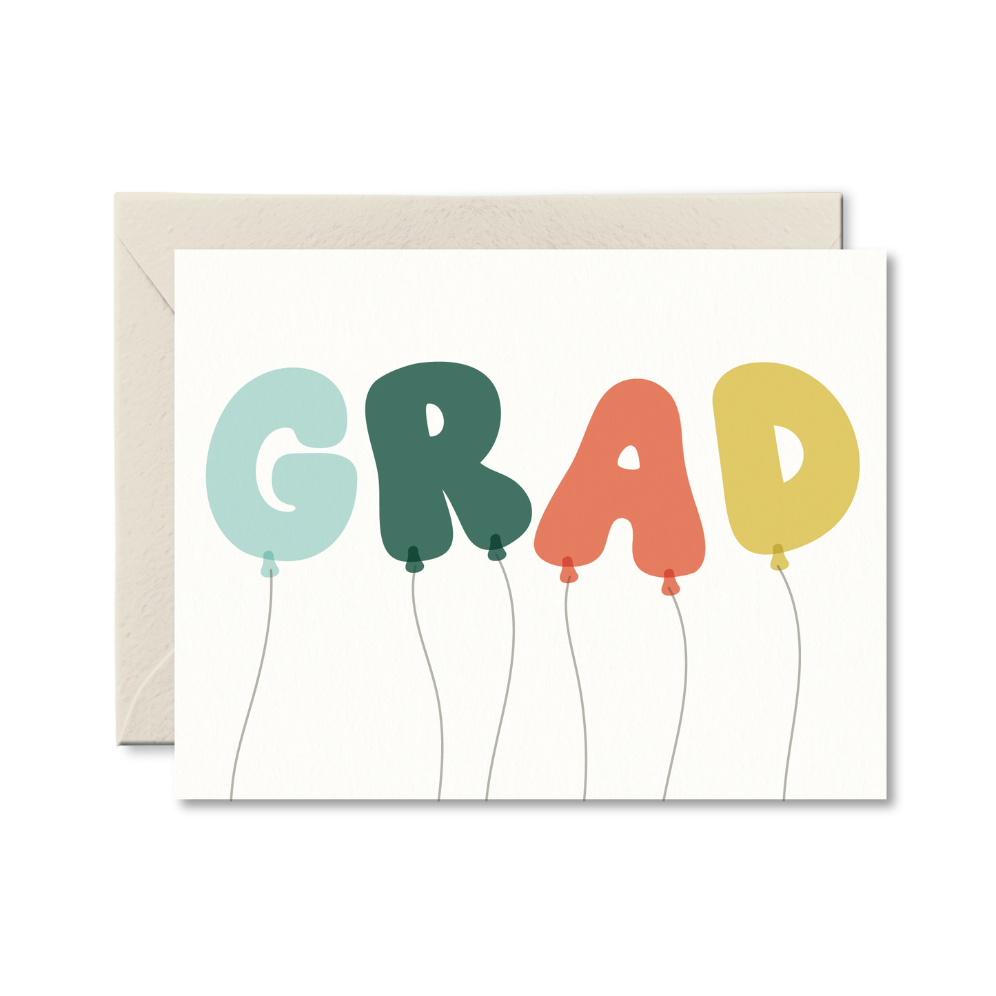 GRAD BALLOONS CARD