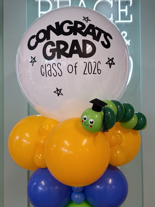 KIDS CUSTOM GRADUATION BALLOON TOWER