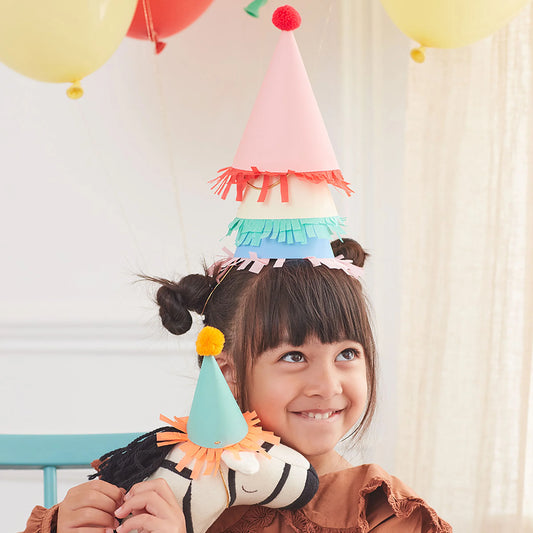 LARGE ANIMAL PARADE PARTY HATS BY MERI MERI