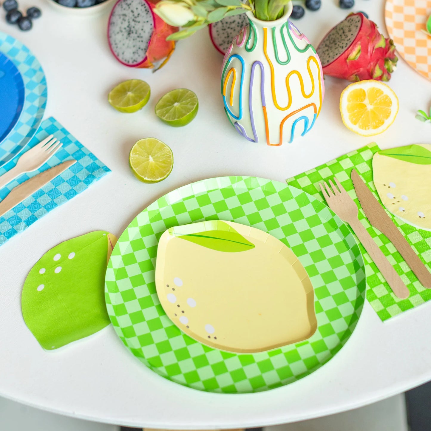 LE DINNER LIME COCKTAIL NAPKINS