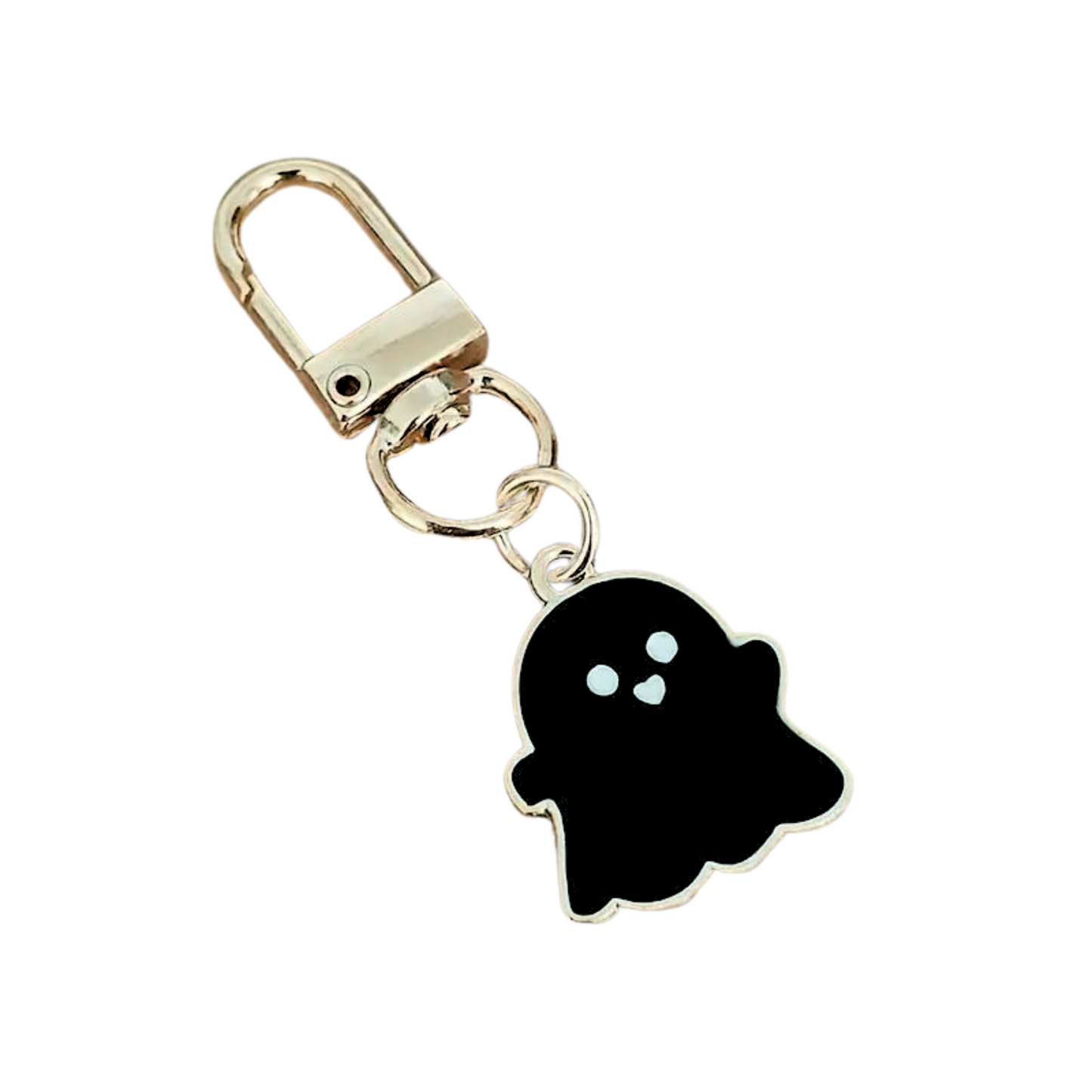mini ghost black keychain