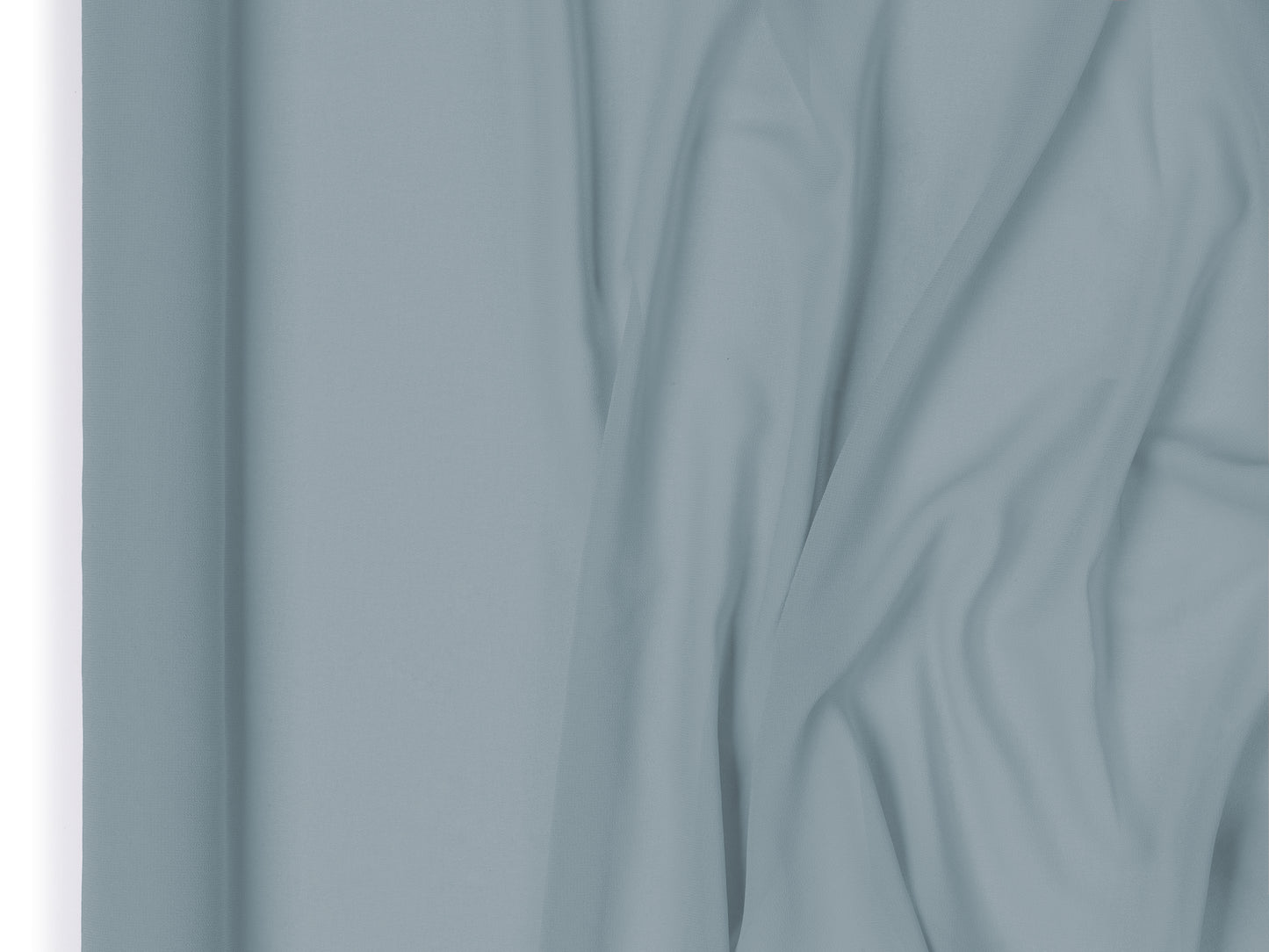 misty blue chiffon table runner