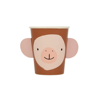 Animal parade character cups by Meri Meri