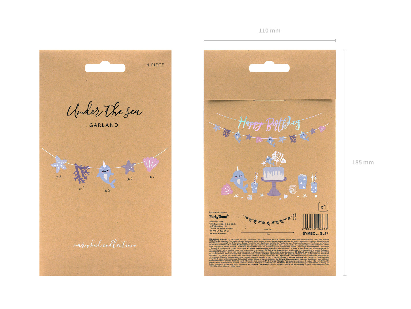 under the sea banner packaging
