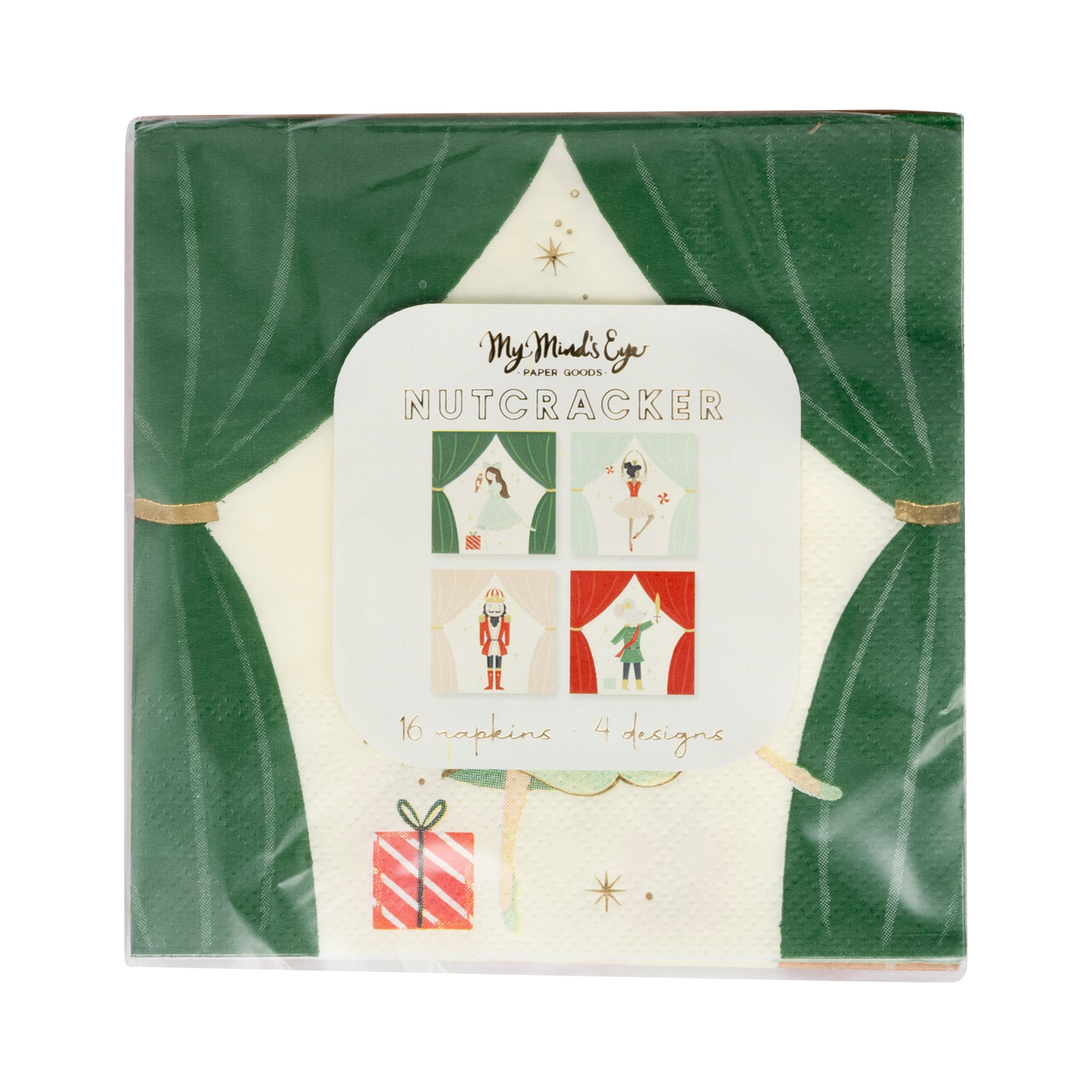 nutcracker napkin set packaging