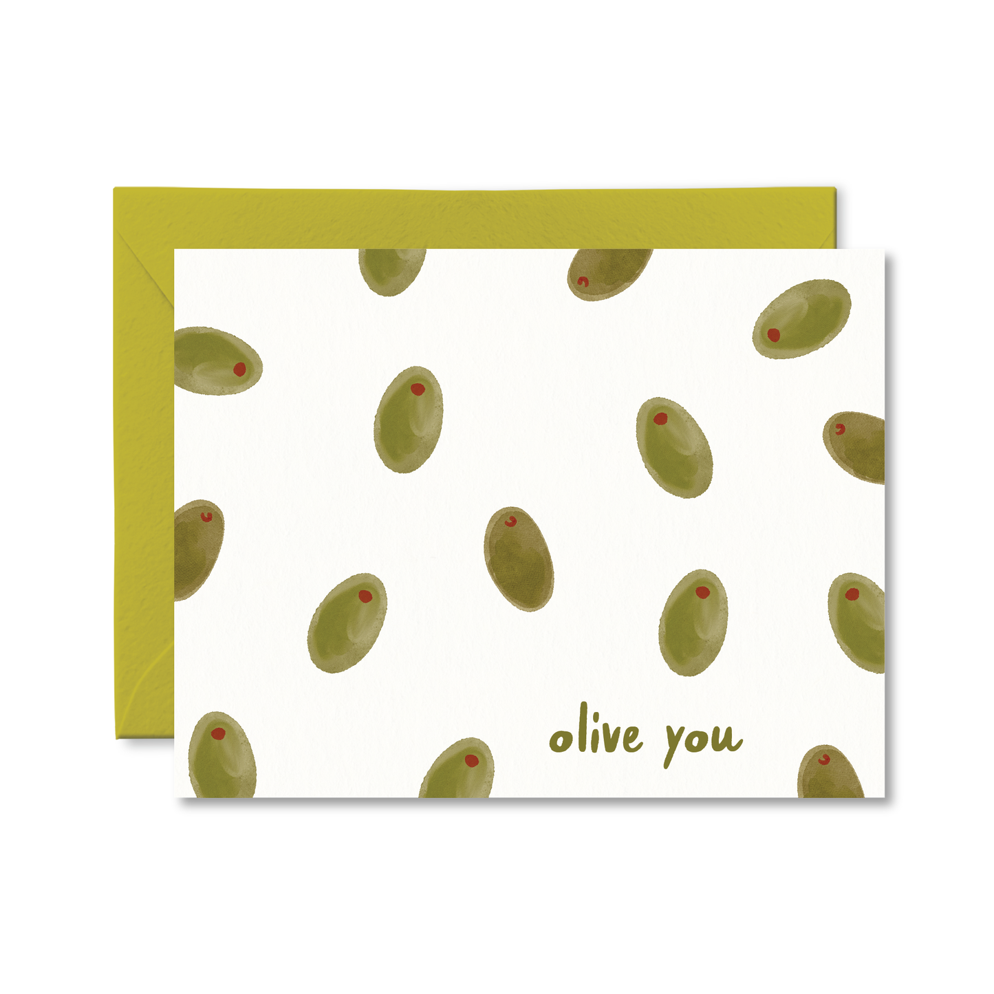 OLIVE YOU GREETING CARD