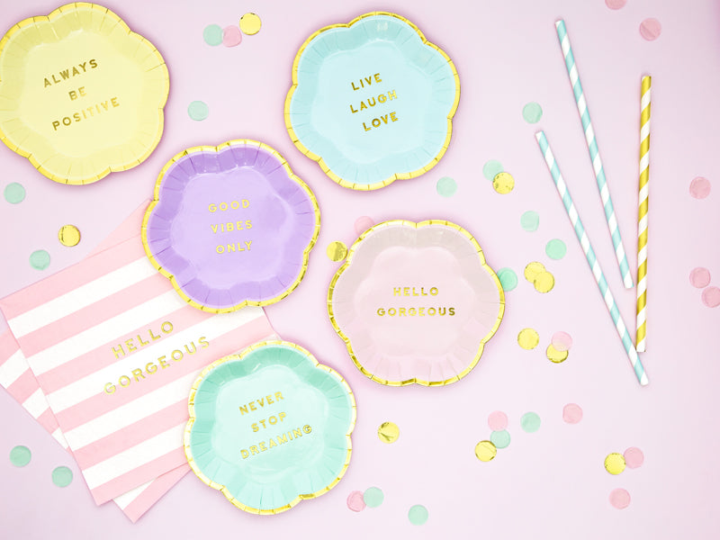 pastel party decor