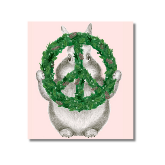 PEACE ON EARTH HOLIDAY GREETING CARD