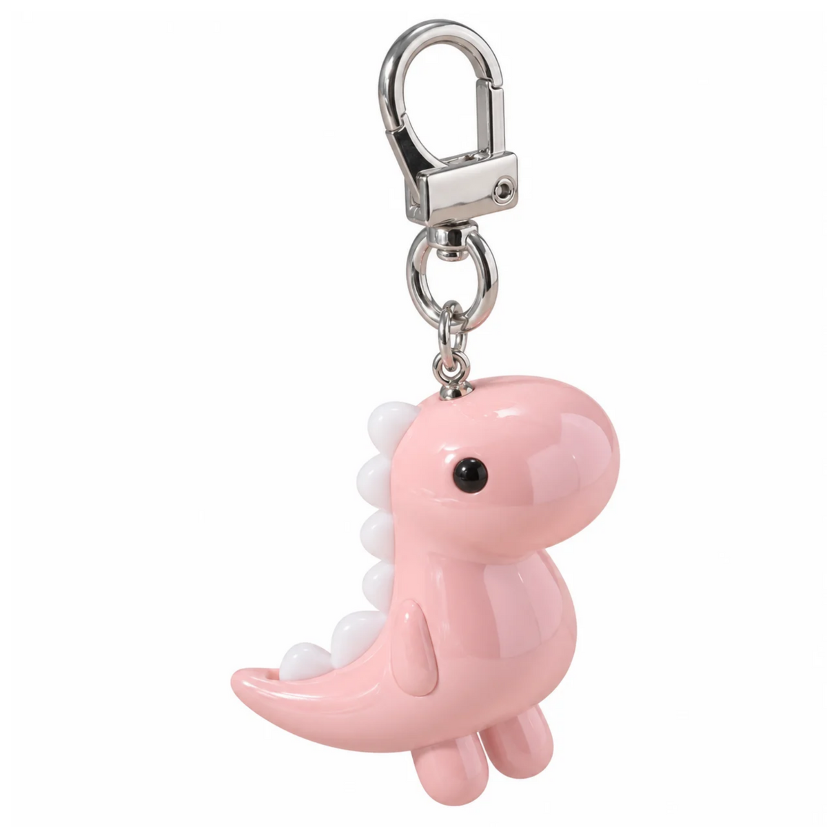 ACRYLIC DINOSAUR KEYCHAIN - PINK