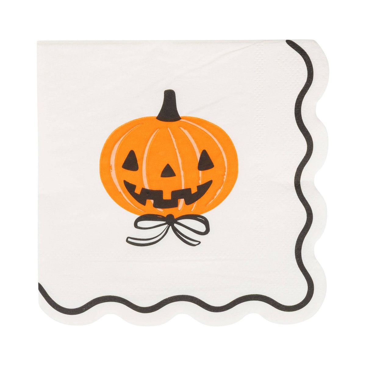 PUMPKIN BOW COCKTAIL NAPKINS