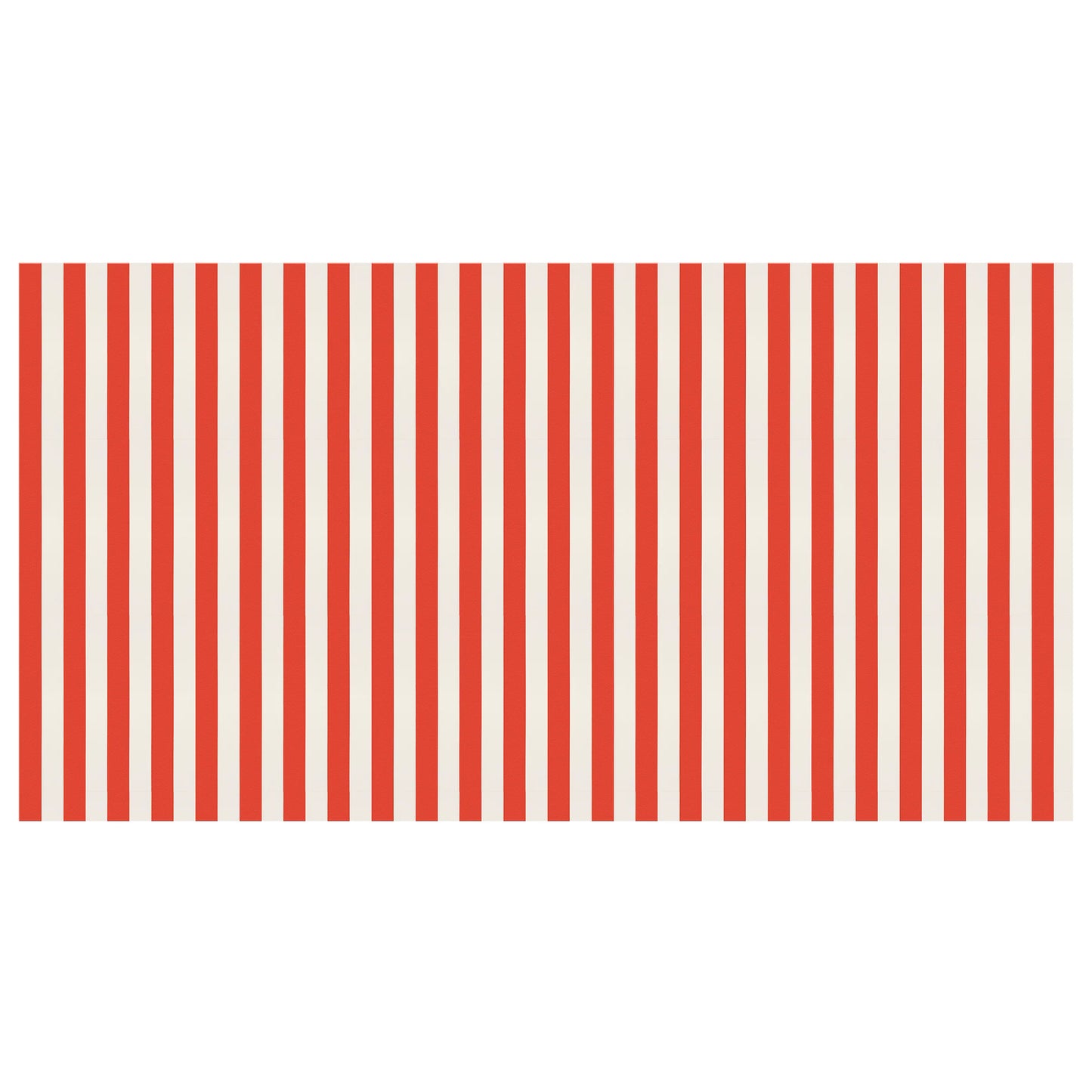 Classic red and white striped tablecloth by Meri Meri, available in Toronto and shipping across Canada.