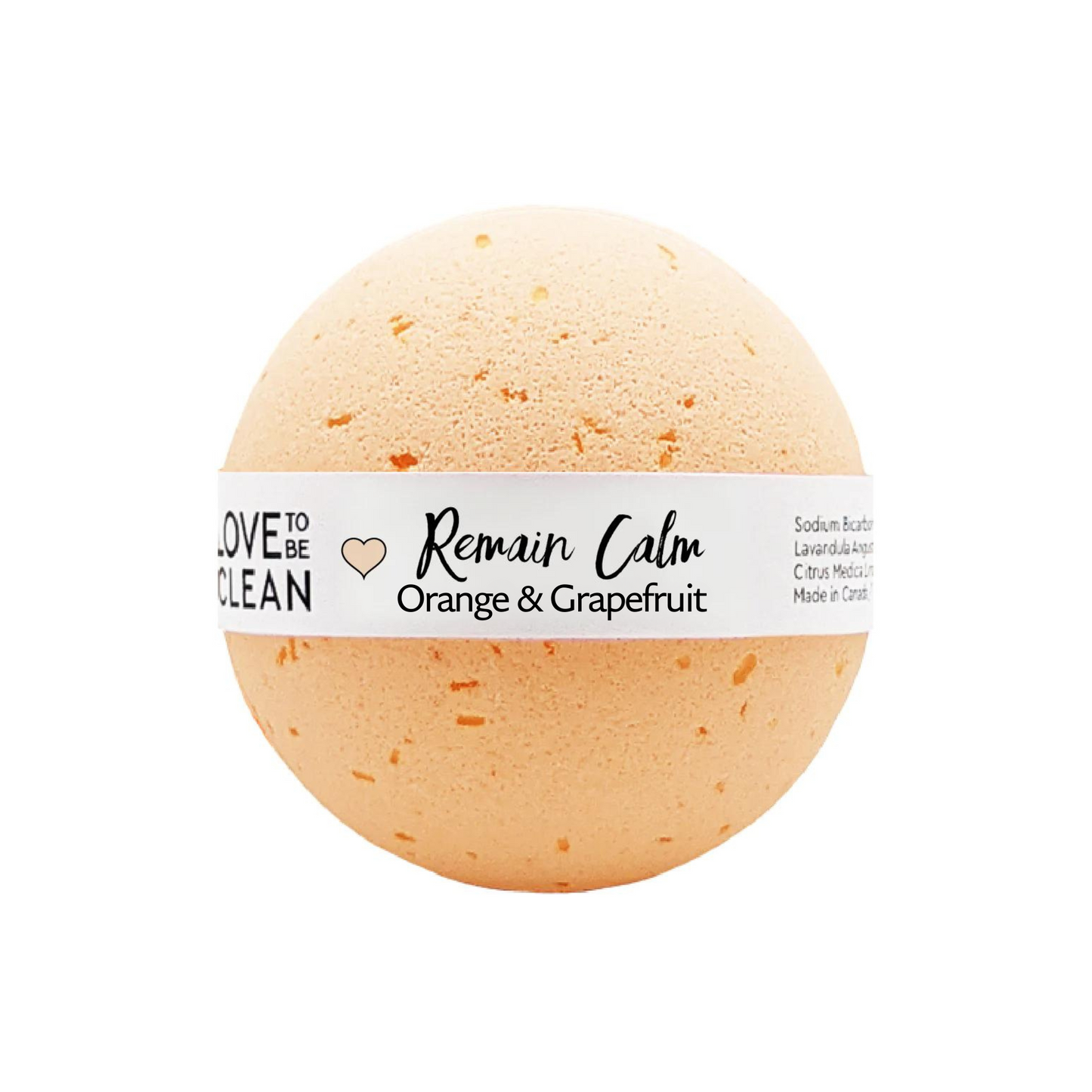 REMAIN CALM BATH BOMB - ORANGE & GRAPEFRUIT