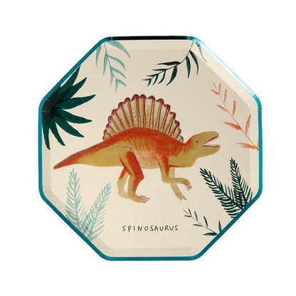 dinosaur kingdom side plates by meri meri