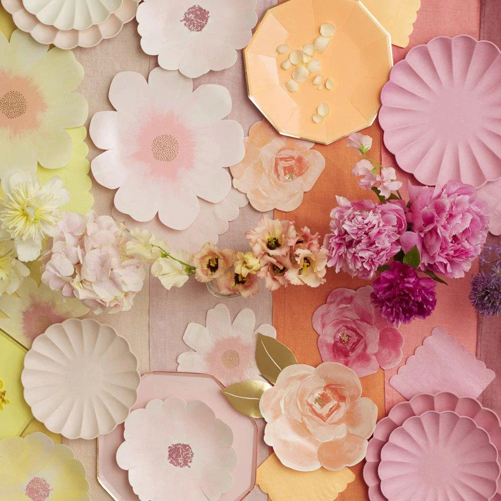 LARGE CREAM COMPOSTABLE PLATES BY MERI MERI