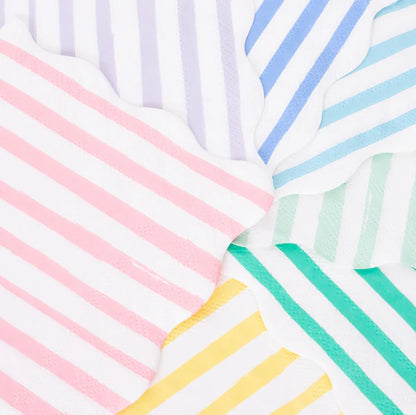 mixed stripe napkins by meri meri 