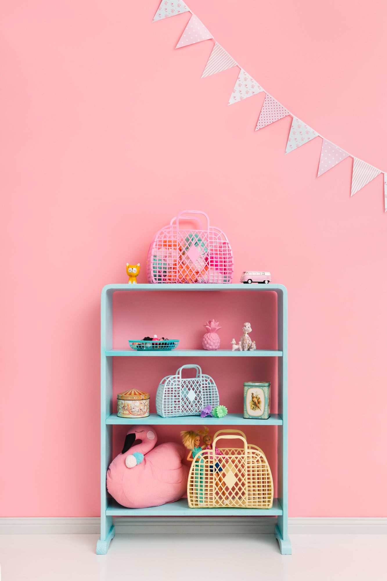 SUN JELLIES RETRO BASKET - LARGE