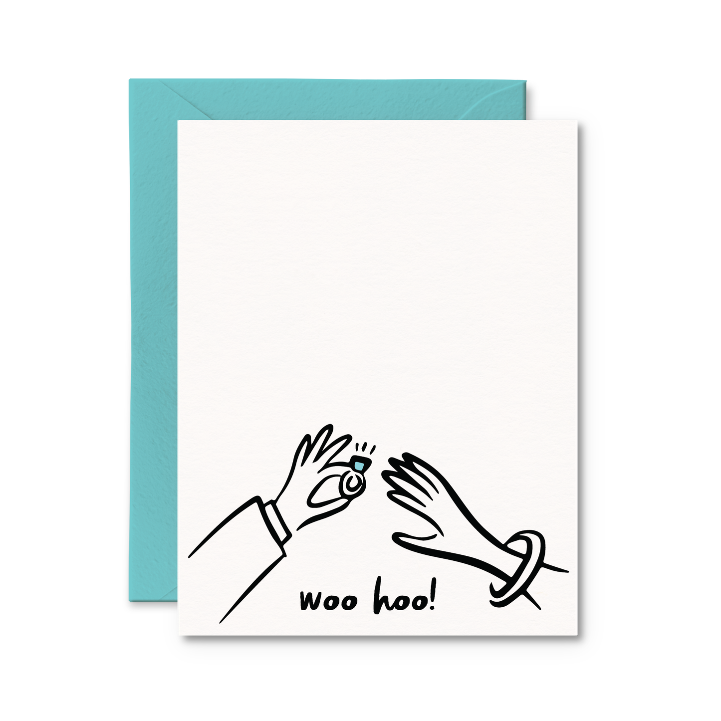 WOO HOO ENGAGEMENT CARD