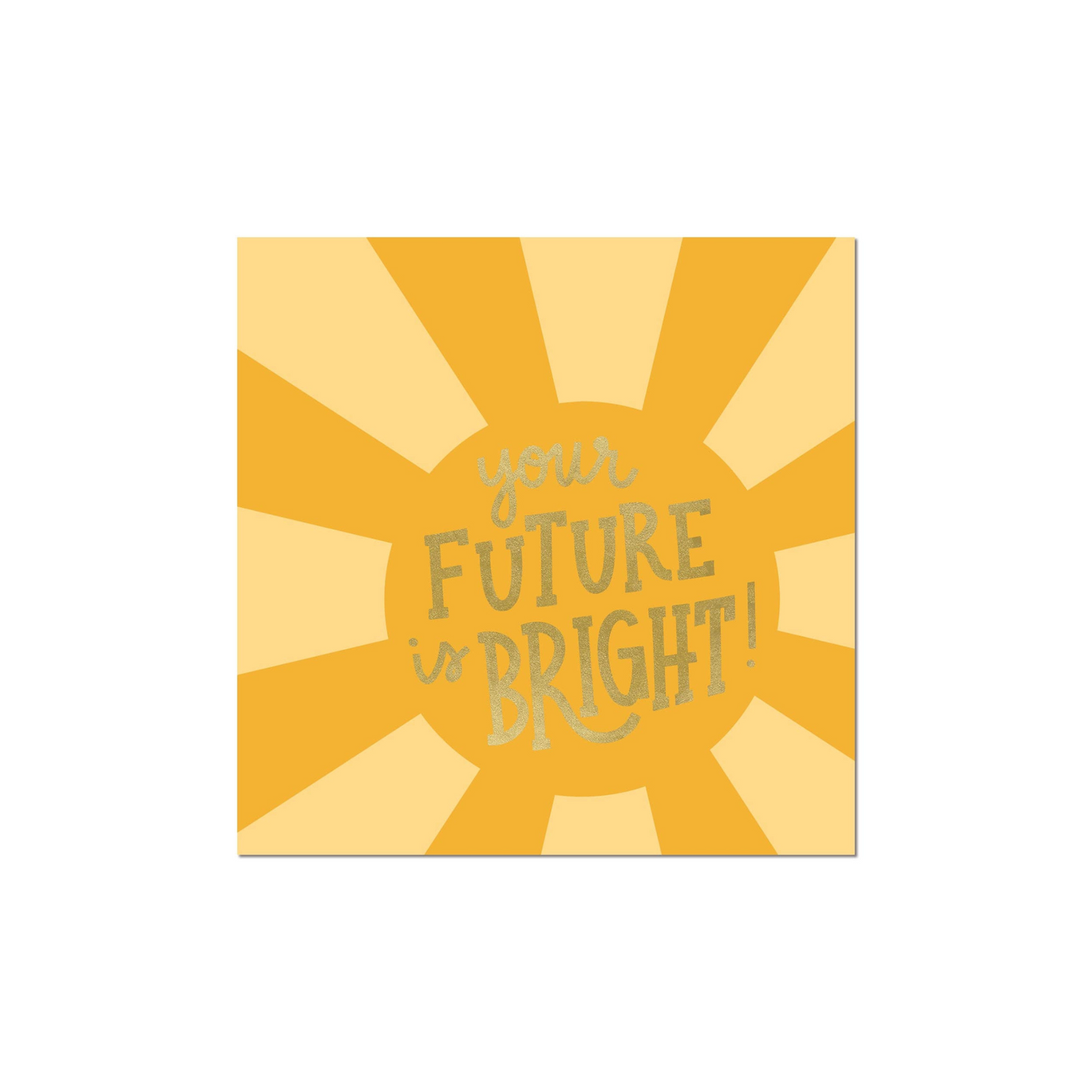 your future is bright cocktail napkins