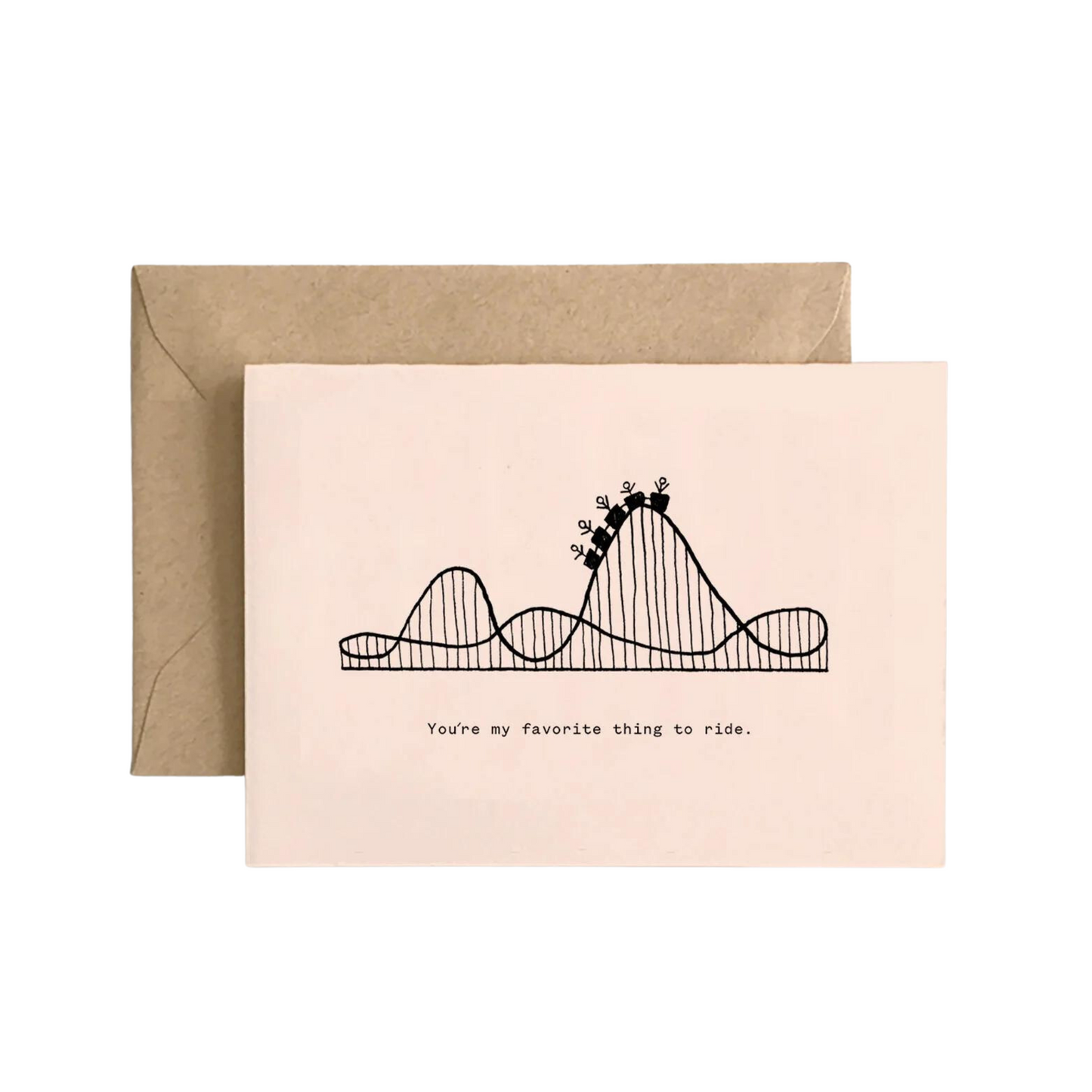 YOU'RE MY FAVOURITE RIDE GREETING CARD