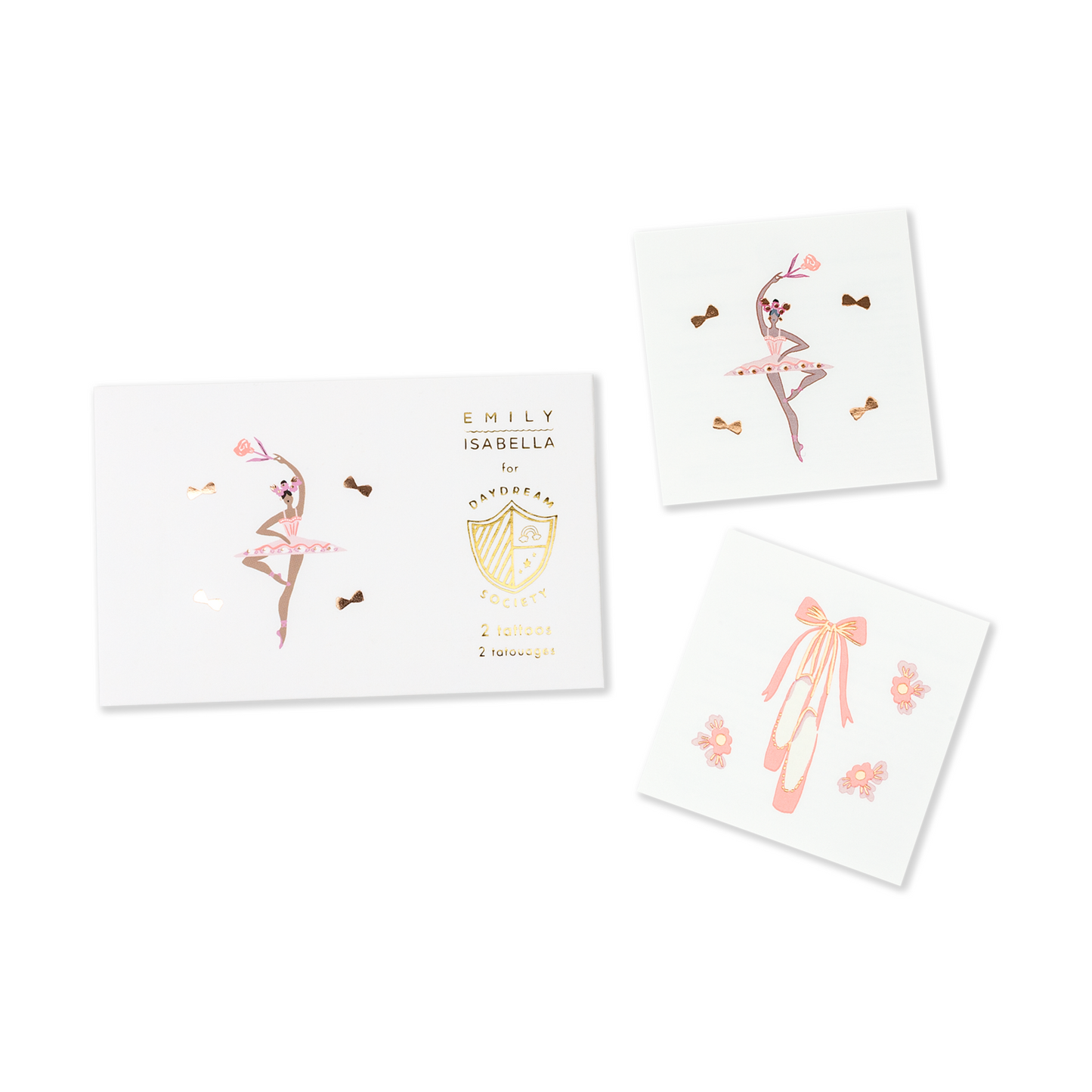 PIROUETTE TEMPORARY TATTOOS