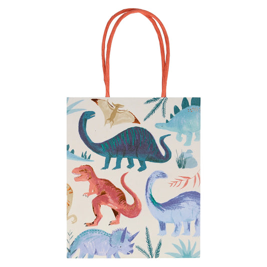 dinosaur kingdom party bags by meri meri