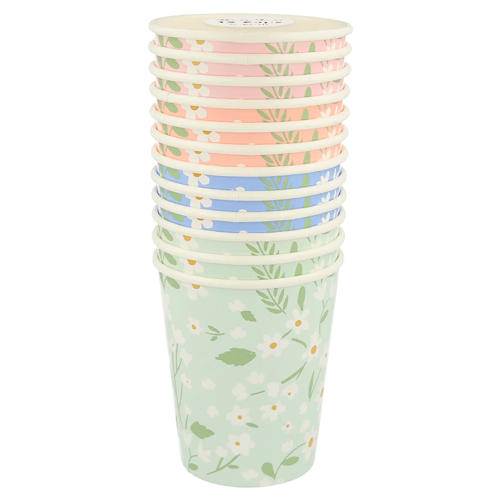 ditsy floral paper cups by meri meri
