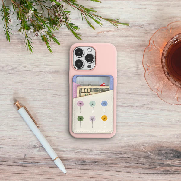 dotted palms stick on wallet