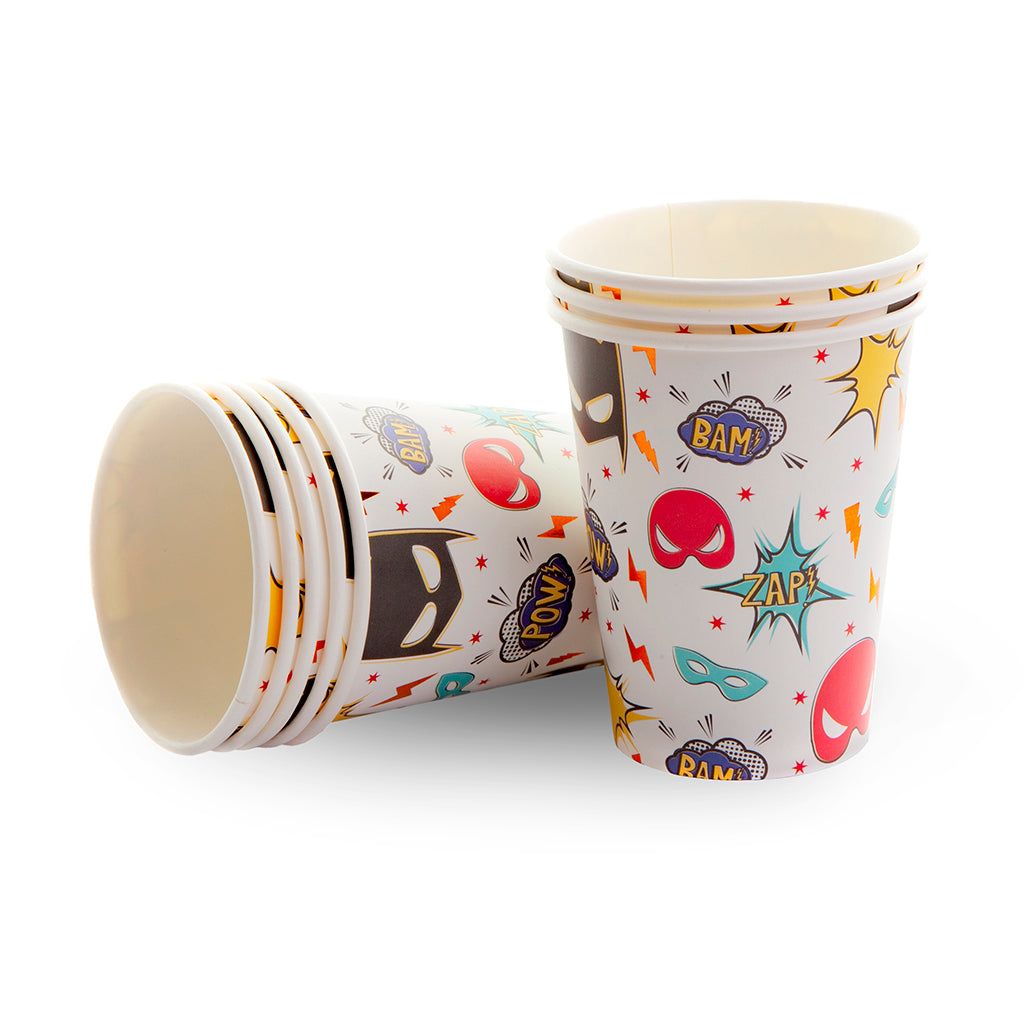 SUPERHERO PAPER CUPS
