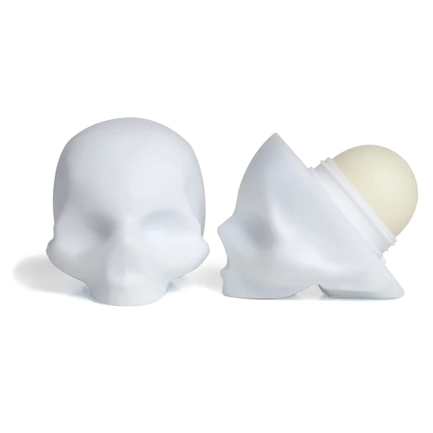 skull shaped vanilla scented lip balm