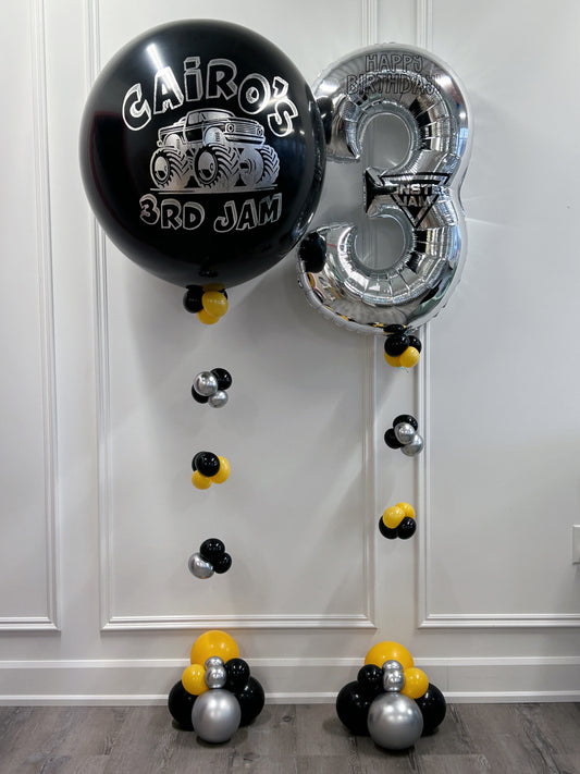 MONSTER JAM BIRTHDAY BALLOON BUNDLE