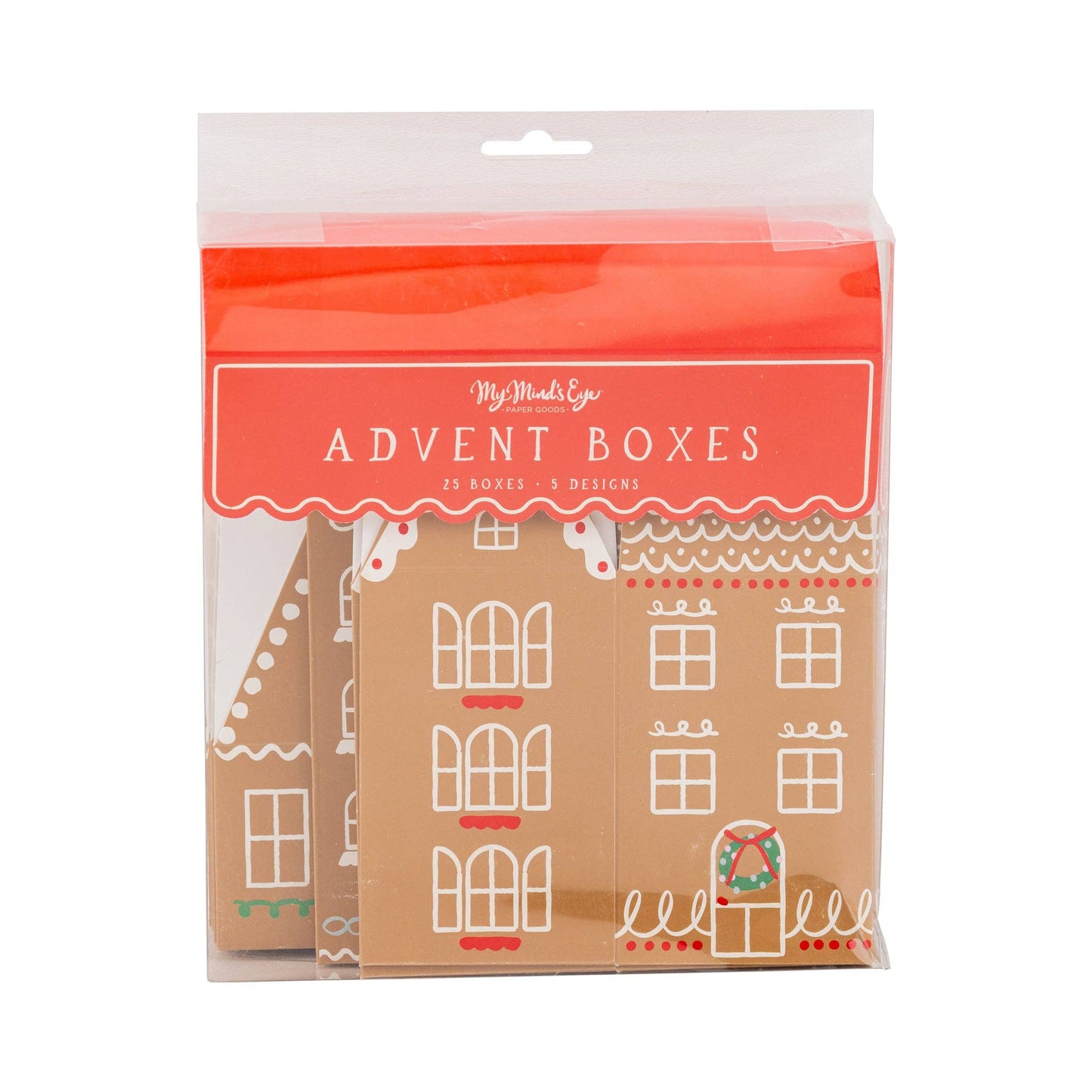 GINGERBREAD HOUSE ADVENT BOXES
