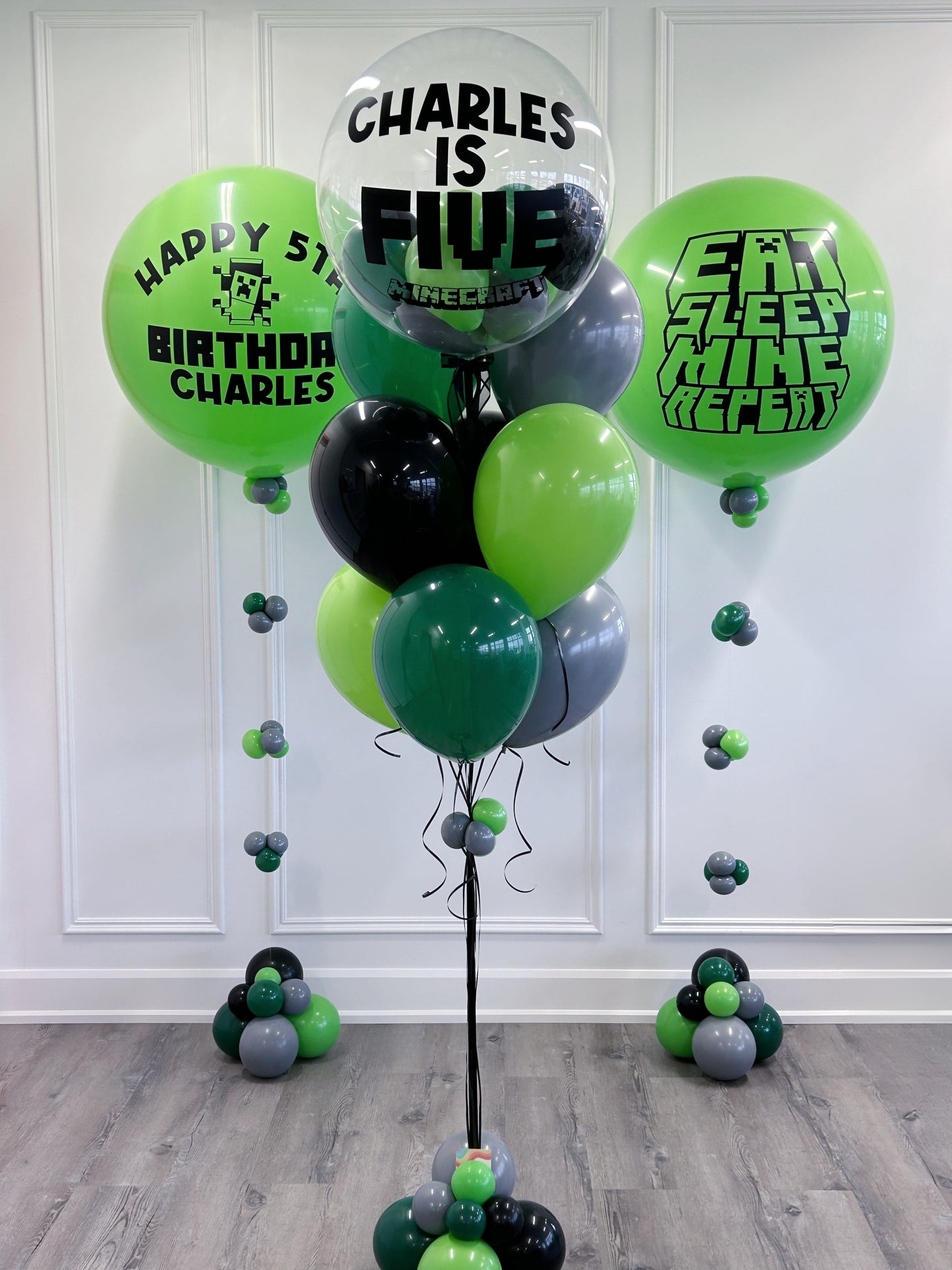MINECRAFT BIRTHDAY BALLOON BUNDLE