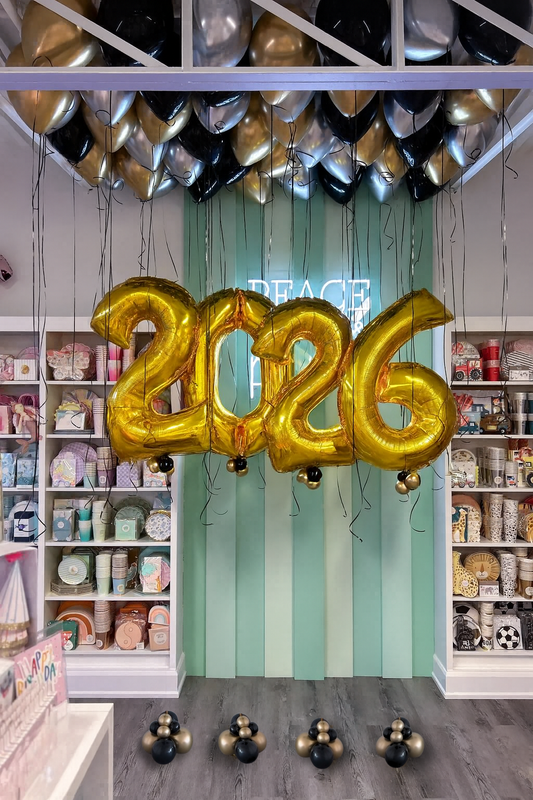 NYE 2026 FOIL BALLOONS + CEILING BALLOONS ✨